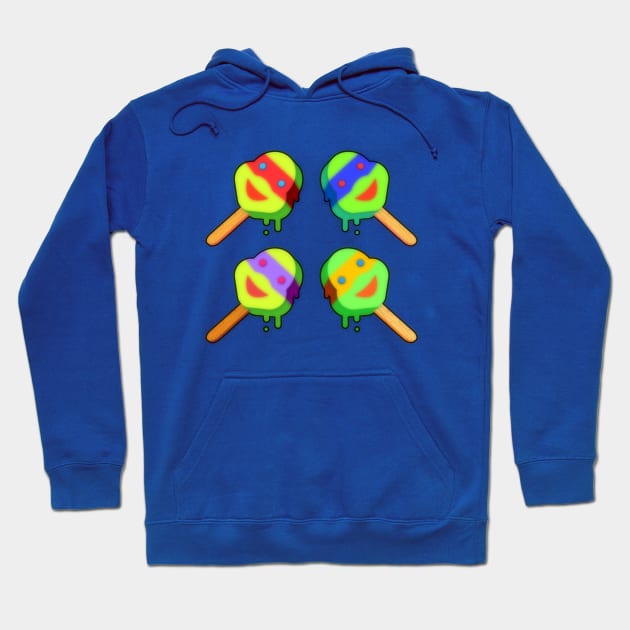 Turtle Power Pops Hoodie by 4our5quare